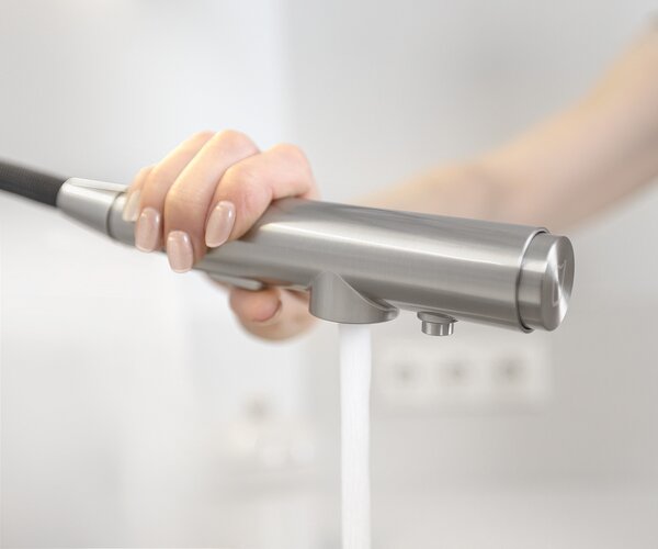 KFA Armatura Duero Pure Basic baterie de bucatarie cu filtru pe picior inox 6623-112-22