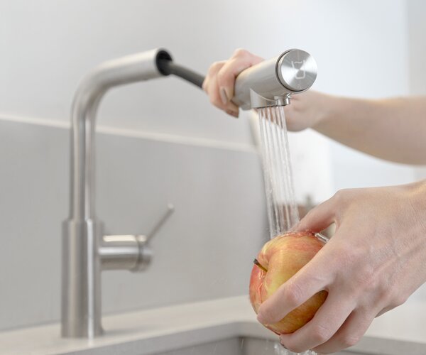 KFA Armatura Duero Pure Basic baterie de bucatarie cu filtru pe picior inox 6623-112-22
