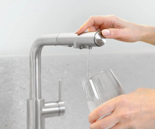 KFA Armatura Duero Pure Basic baterie de bucatarie cu filtru pe picior inox 6623-112-22