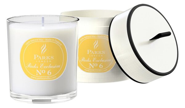 Lumânare parfumată cu aromă de lime și lămâie Parks Candles London Exclusive, durată ardere 50 ore