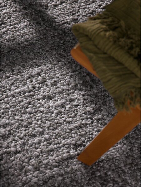 Covor tip traversă gri închis țesut manual din material bouclé 80x200 cm Notting Hill Portobello – Ted Baker