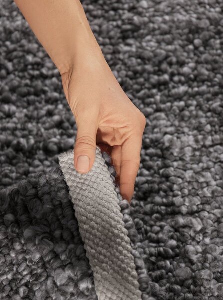 Covor tip traversă gri închis țesut manual din material bouclé 80x200 cm Notting Hill Portobello – Ted Baker