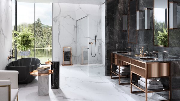 FDesign Seppia baterie lavoar stativ negru FD1-SPA-2-25