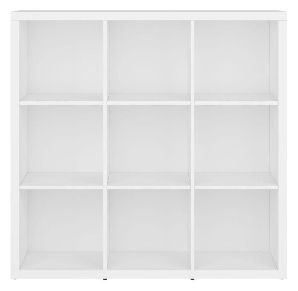 Biblioteca NEPO PLUS, PAL, alba, 117X38.5X113.5 cm