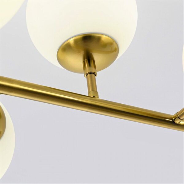 Light Prestige Dorado lampă de tavan x40 W alb-auriu LP-002/8P