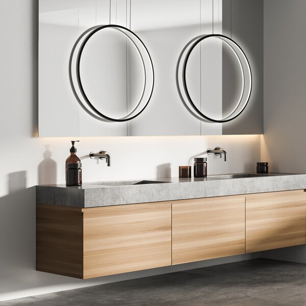 Light Prestige Mirror lampă suspendată 1x50 W negru LP-999/1P L BK CCT