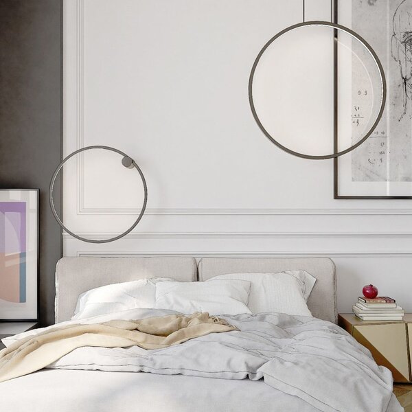 Light Prestige Mirror lampă suspendată 1x50 W negru LP-999/1P L BK CCT