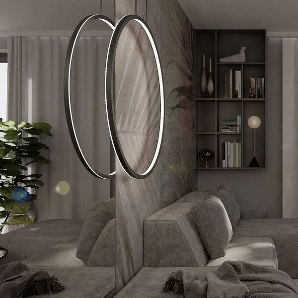 Light Prestige Mirror lampă suspendată 1x50 W negru LP-999/1P L BK CCT