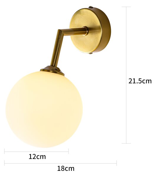 Light Prestige Dorado lampă de perete 1x40 W auriu LP-002/1W