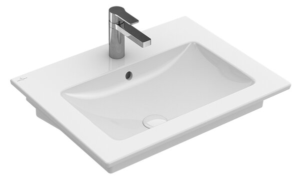 Lavoar baie suspendat alb lucios 60 cm, dreptunghiular, Villeroy Boch Venticello