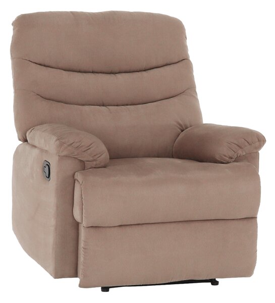 KONDELA Fotoliu de masaj, reglabil, material textil grej TAUPE, LAMBERT