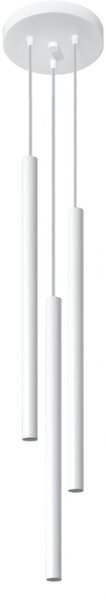 Sollux Lighting Pastelo lampă suspendată 3x40 W alb SL.0467