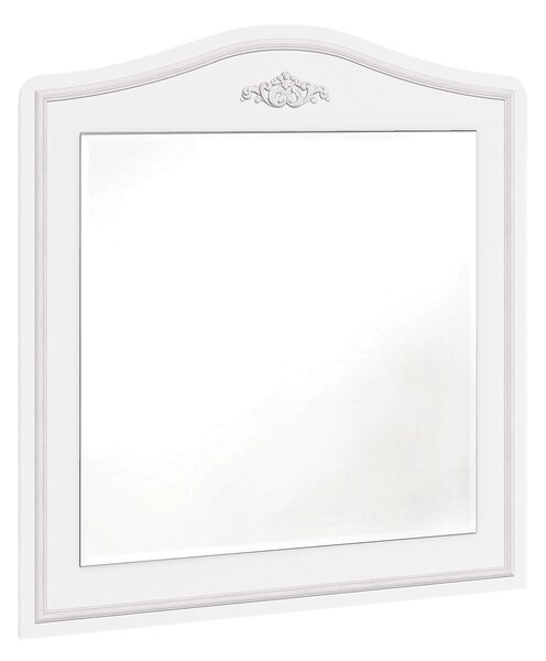 Oglinda decorativa cu rama din pal Selena Grey Alb / Gri, l73xH90 cm