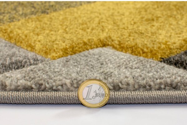 Covor galben/gri 200x290 cm Nimbus – Flair Rugs