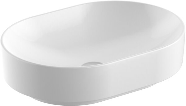 Geberit Variform lavoar 55x40 cm ovale de blat alb luciu 500.774.00.2