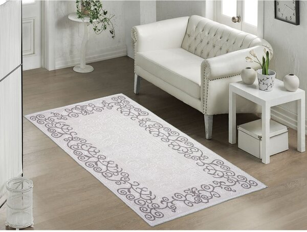 Covor din bumbac Vitaus Orkide, 80 x 150 cm, taupe