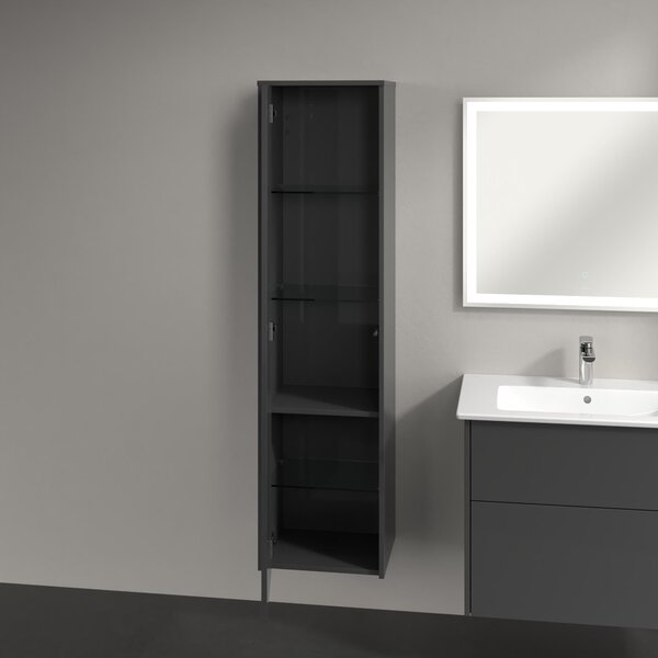 Villeroy & Boch Finero dulap 40x35x155 cm laterala pe perete gri C53200FP