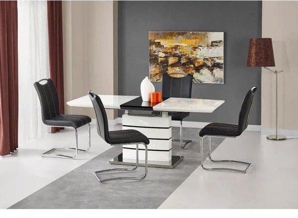 Masa extensibila NORD, alb, 140/180x80x76 cm