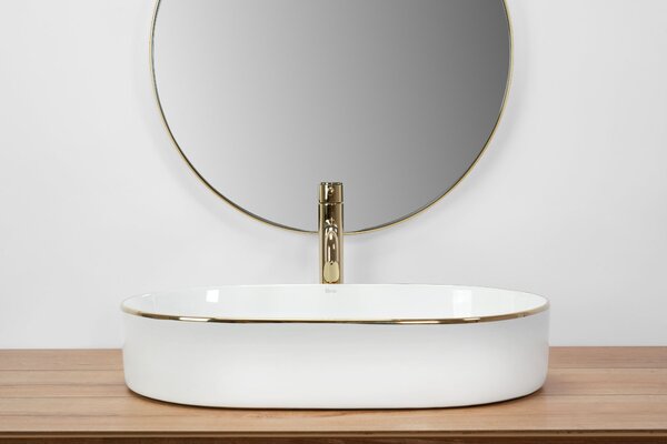 Lavoar pe blat Rea Nadia White Gold Edge