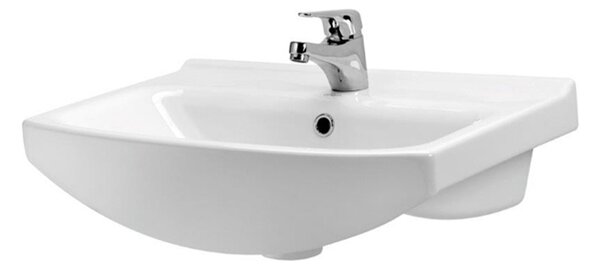 Lavoar baie suspendat alb 60 cm Cersanit Cersania New 605x415 mm