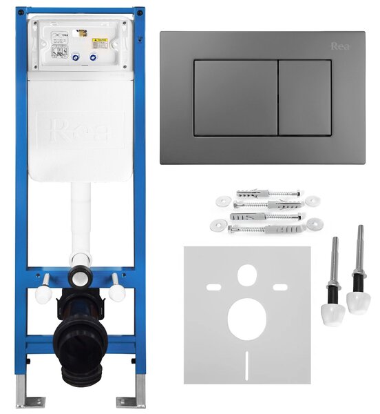 Set Cadru Îngropat Slim 024N pentru WC cu Buton J Titan