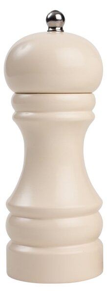 Râșniță pentru piper din lemn de cauciuc T&G Woodware Capstan Cream, înălțime 15 cm