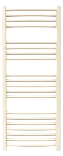 Calorifer baie portprosop colorat 500/1200 mm CELSIUS ROUND (include kit de instalare)-Oyster White mat - RAL 1013 MAT