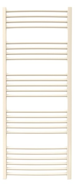 Calorifer baie portprosop colorat 600/1470 mm CELSIUS ROUND (include kit de instalare)-Oyster White mat - RAL 1013 MAT