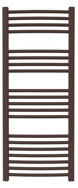 Calorifer baie portprosop colorat 500/1200 mm CELSIUS ROUND (include kit de instalare)-Chocolate Brown - RAL 8017
