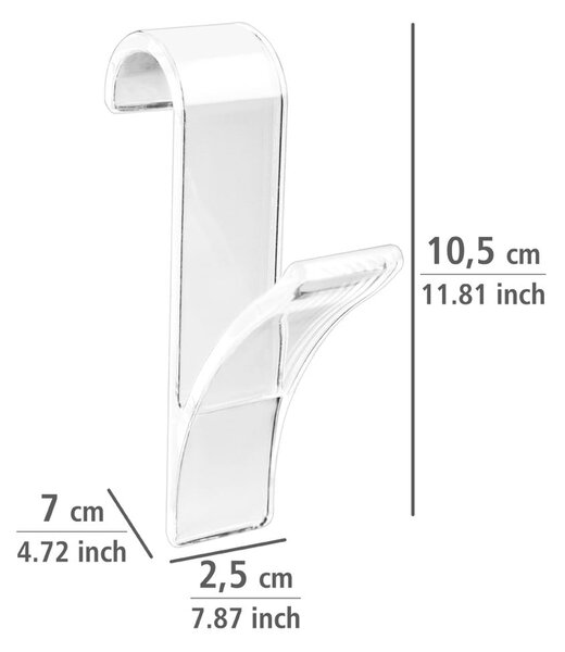 Set 6 cârlige pentru calorifer Wenko Hook