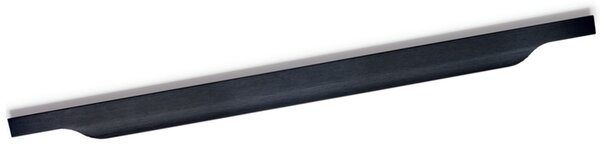 Maner pentru mobila Vector, finisaj negru periat, L:297 mm