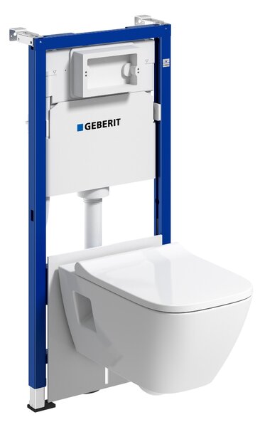 Geberit Duofix set wc: cadru + vas + capac 118.344.00.2