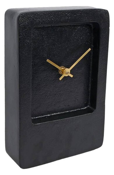 Gifts Amsterdam 442147 Desk Clock "Liverpool" Aluminium Black 14,5x5x21,5 cm 070111