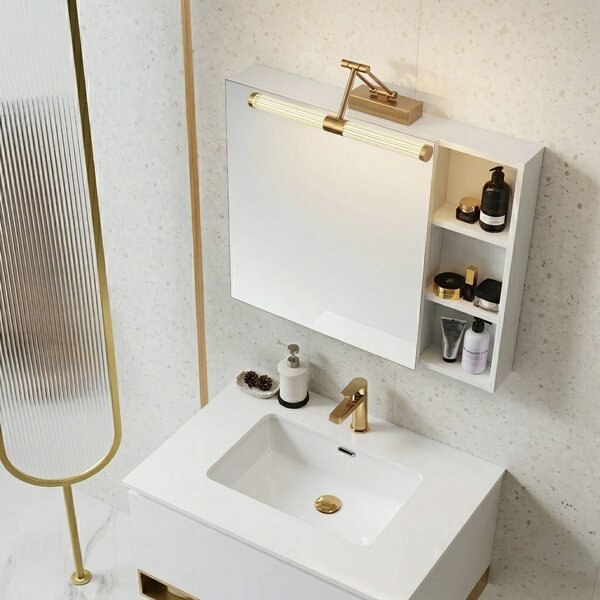 Aplică LED pentru baie APP1899-1W 40cm BRUSH GOLD