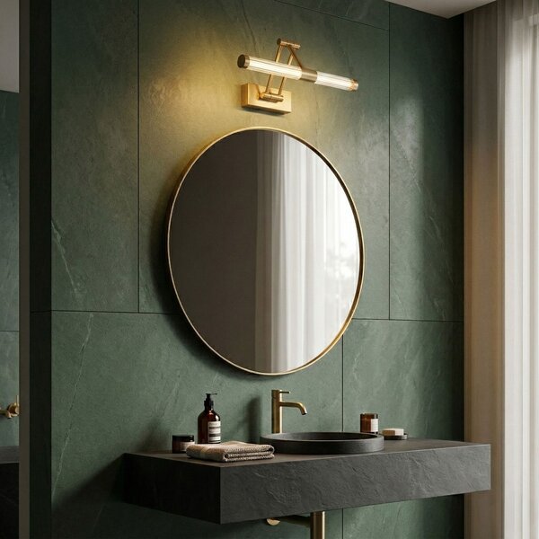 Aplică LED pentru baie APP1899-1W 40cm BRUSH GOLD