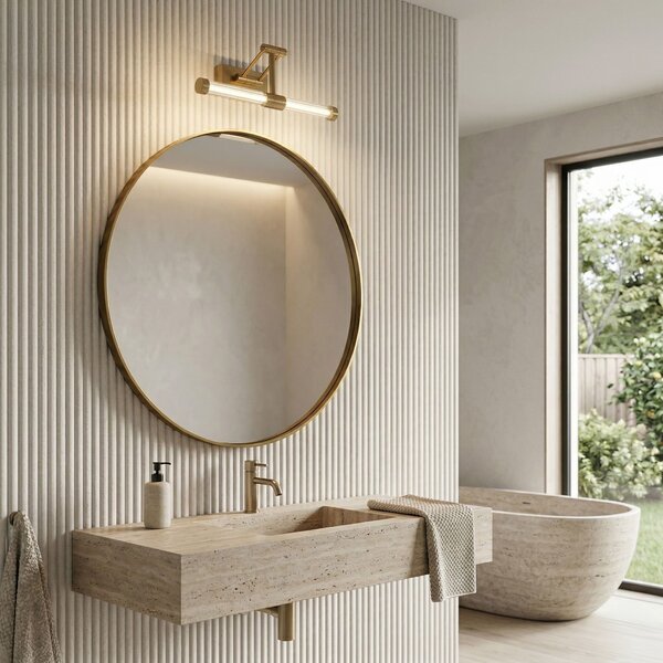 Aplică LED pentru baie APP1899-1W 40cm BRUSH GOLD