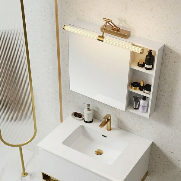 Aplică LED pentru baie APP1900-1W 60cm BRUSH GOLD