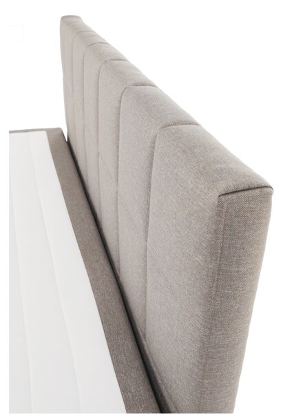 KONDELA Pat tip BOXSPRING 120x200, taupe gri-maro, FERATA TV KOMFORT