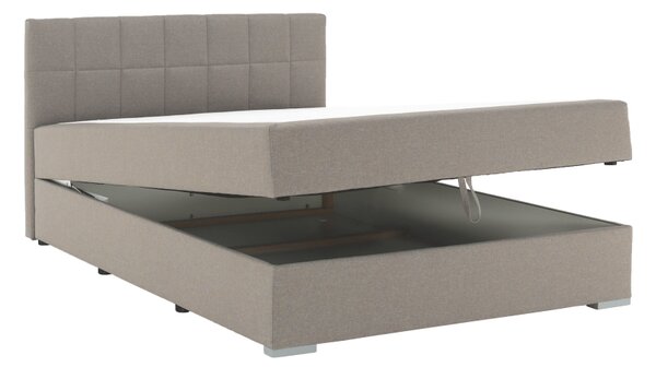 KONDELA Pat tip BOXSPRING 120x200, taupe gri-maro, FERATA TV KOMFORT