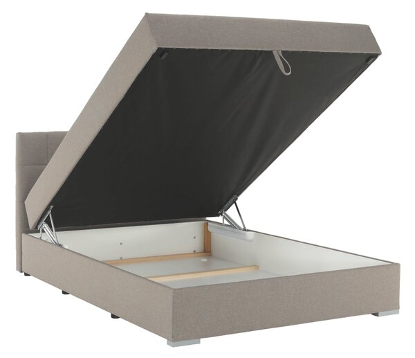 KONDELA Pat tip BOXSPRING 120x200, taupe gri-maro, FERATA TV KOMFORT