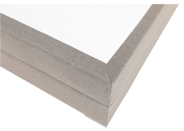 KONDELA Pat tip BOXSPRING 120x200, taupe gri-maro, FERATA TV KOMFORT