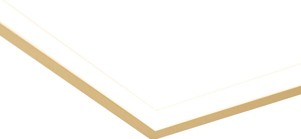 Plafoniera aurie cu LED inclus, cu dimmer pe 3 trepte, 5 lumini - Lejo