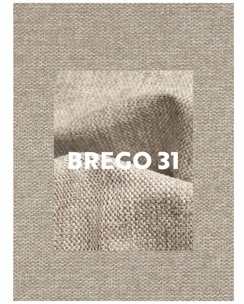 Scaun SERVIO, bej deschis - Brego 31, stofa clasica/metal, 55x58x88 cm