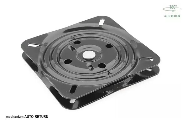 Scaun SERVIO, negru - Bluvel 19, stofa catifelata/metal, 55x58x88 cm