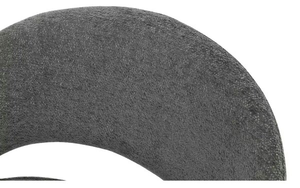 Scaun BORGO, gri - Raven 18, stofa clasica/metal, 58x45x87 cm