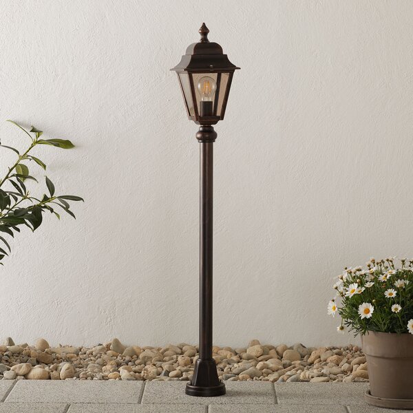 LCD Toulouse - Lumină de drum cu aspect antic, Negru, Metal, Modern