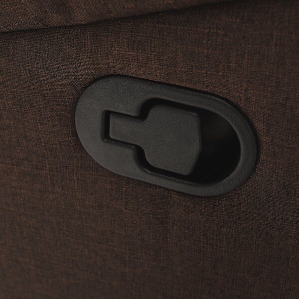 KONDELA Canapea 3+2+1, material textil maro, FABRON 2 NEW