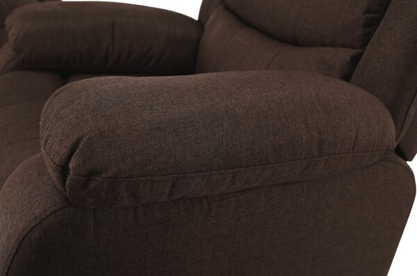 KONDELA Canapea 3+2+1, material textil maro, FABRON 2 NEW