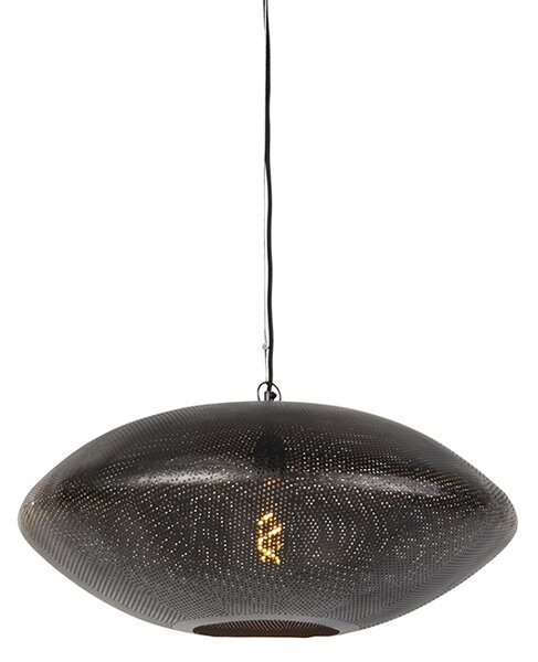 Lampă suspendată orientală neagră cu auriu 60 cm - Radiance