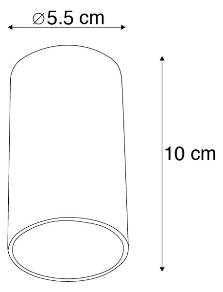 Spot modern inteligent alb, incl. sursă de lumină WiFi GU10 - Tuba
